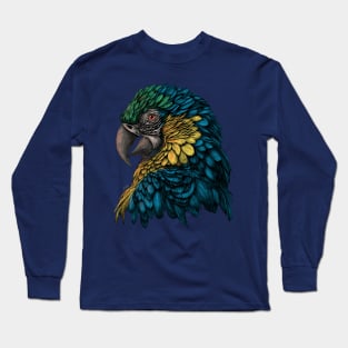 Blue and Gold Macaw Long Sleeve T-Shirt